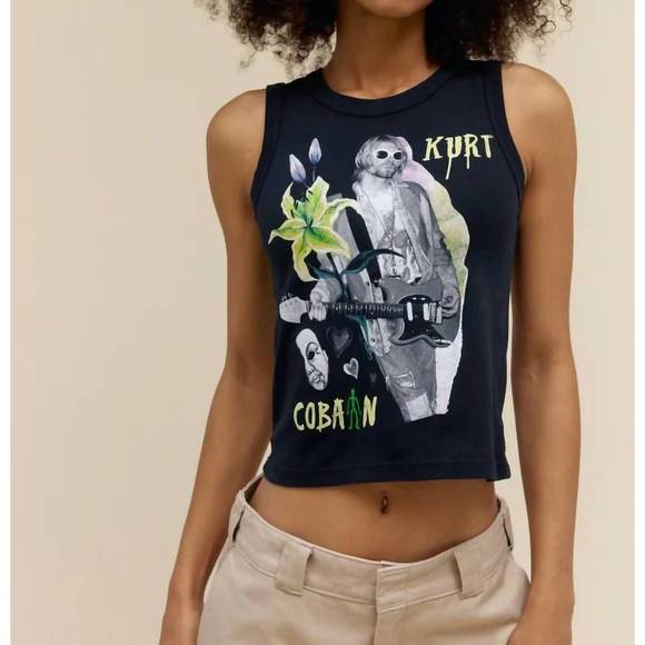 Daydreamer | Tops | New Daydreamer Kurt Cobain Lily Roth Shrunken Tank ...